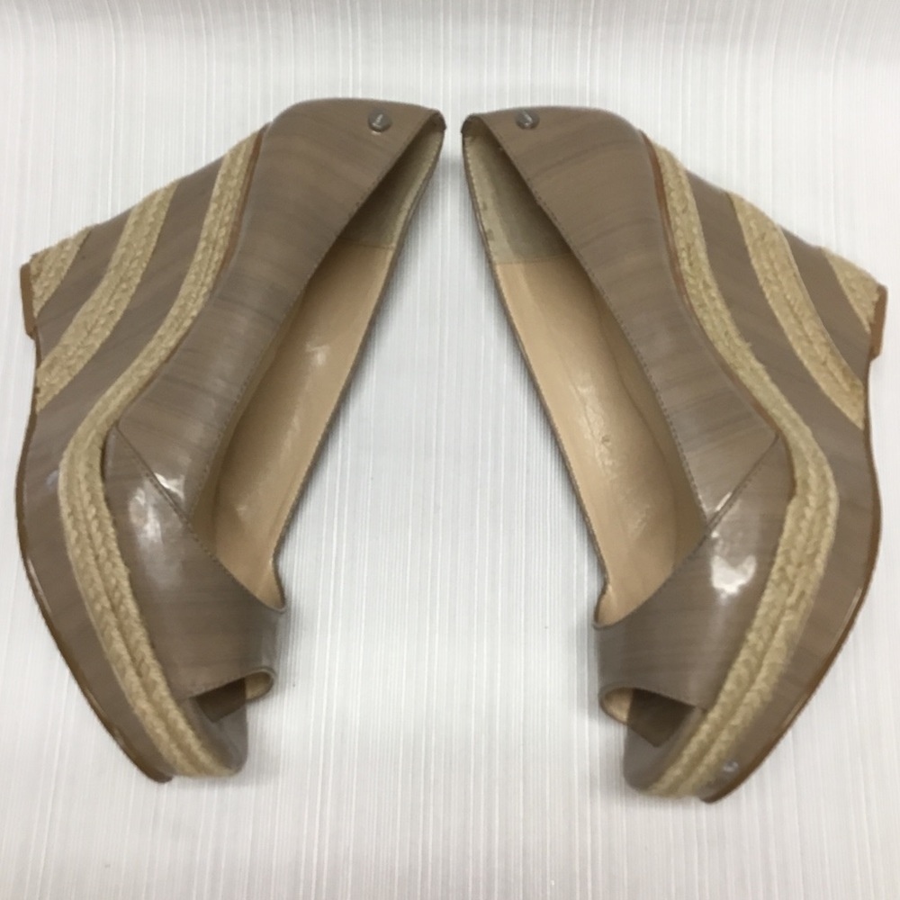 Calvin Klein Exciting Peep Toe Wedge. - Picture 2 of 6